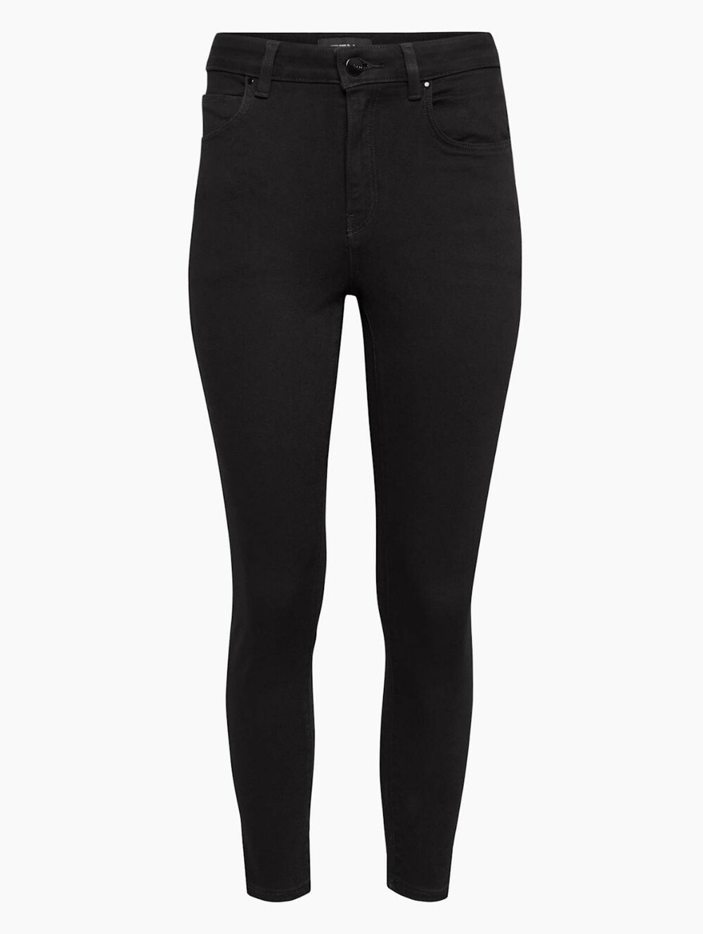 Aritzia Denim Forum The Motive High Rise Skinny Jeans Black NWOT 24